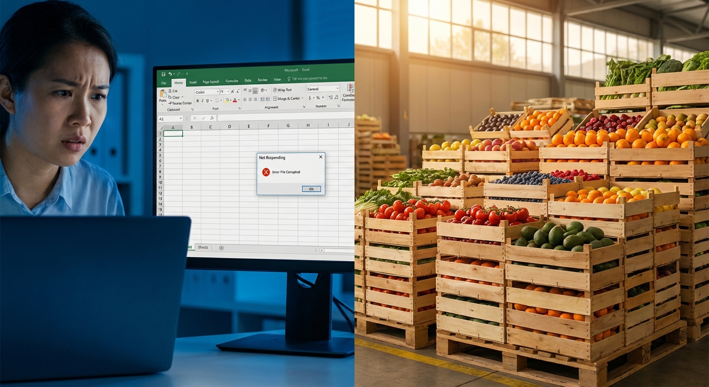 Cuando Excel Deja de Funcionar Para Operaciones de Importación de Alimentos